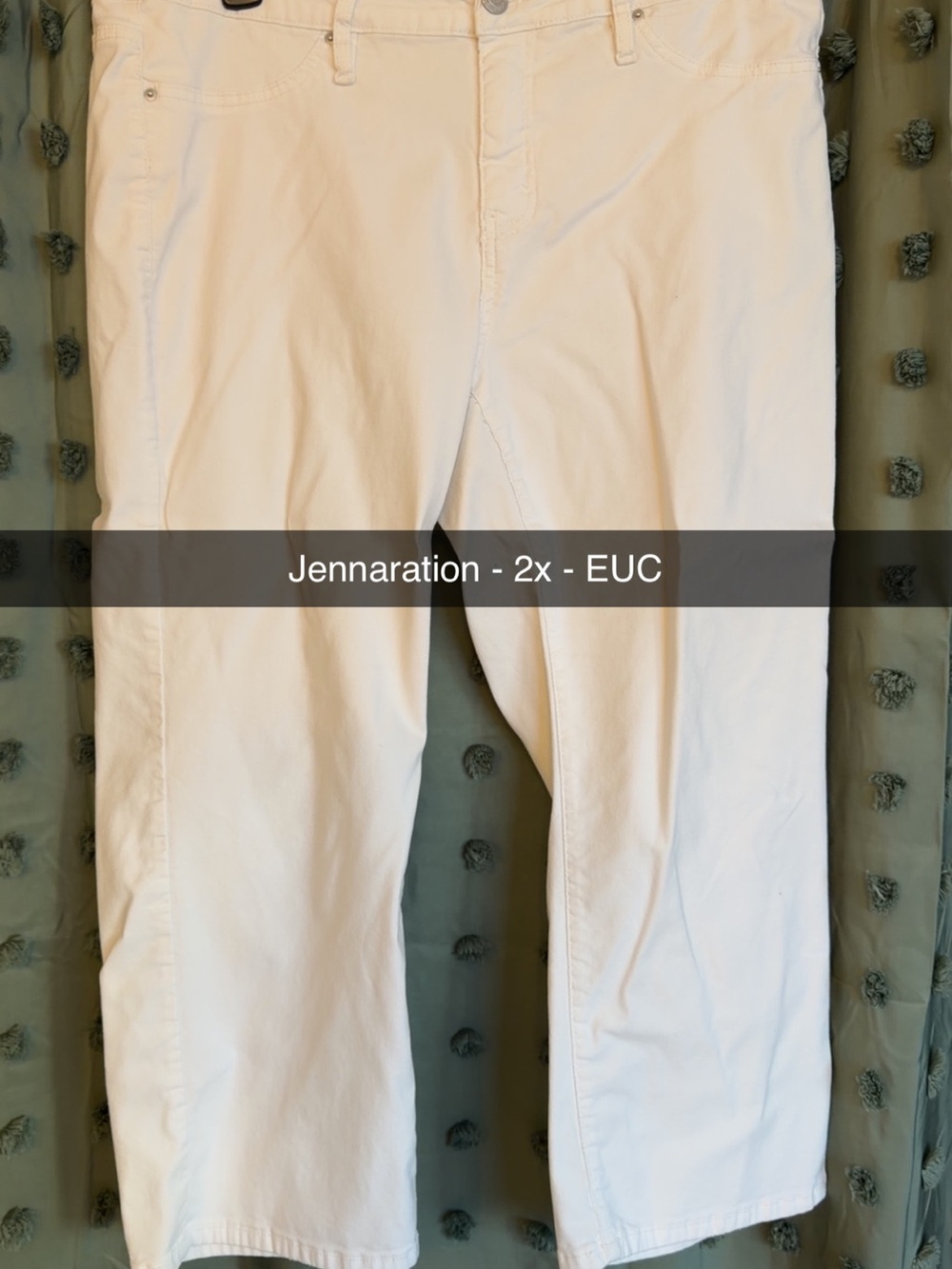 PLUS SIZE White Pants
